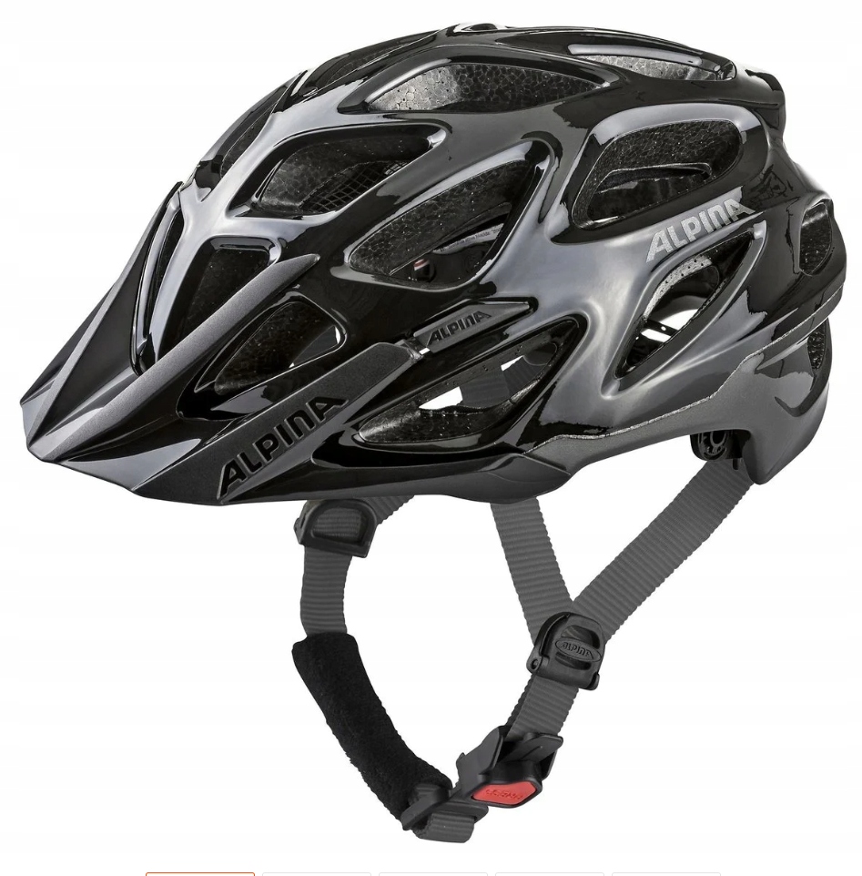 Cyklistická přilba Alpina Mythos 3.0 vel. M 52-57 cm Černý lesk Popis