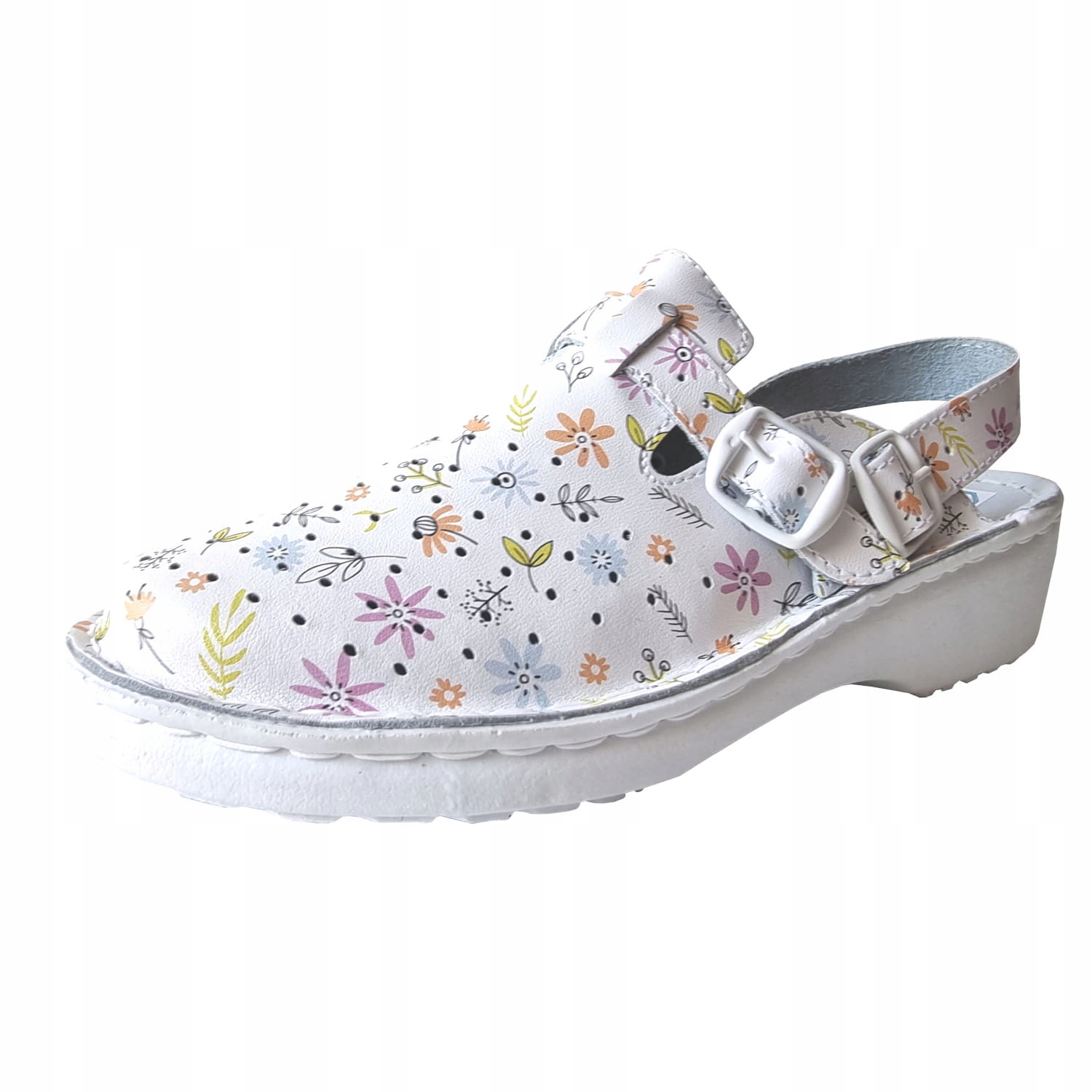 Buty medyczne damskie z paskiem Martyna W2 roz 41