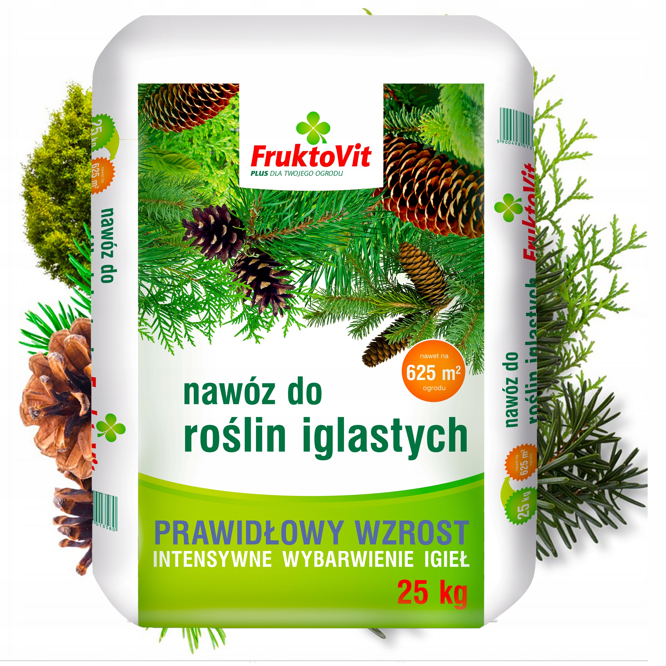 Nawóz Fruktovit Do Iglaków Iglaki Tuje Iglak 25KG