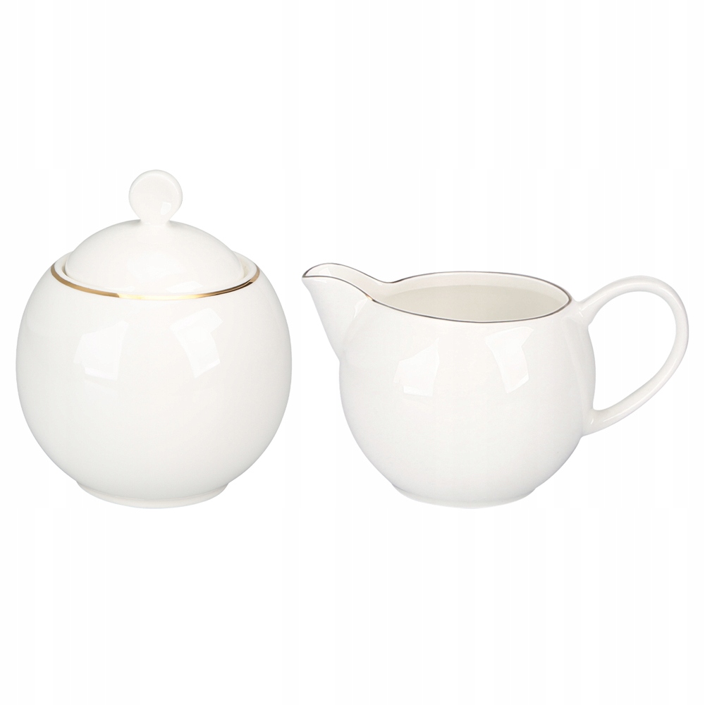 

Porcelanowa Cukiernica Mlecznik Bella Złota