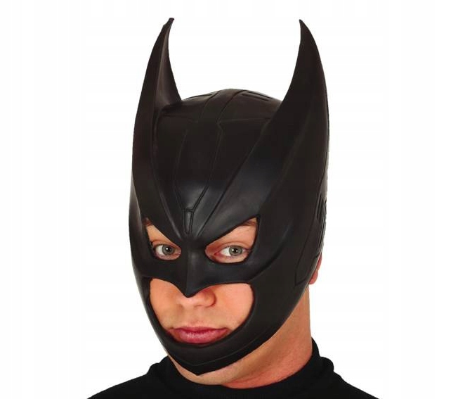 Pěnová Maska Superhrdina Černý Superhrdina Pěna Halloween Hrdina