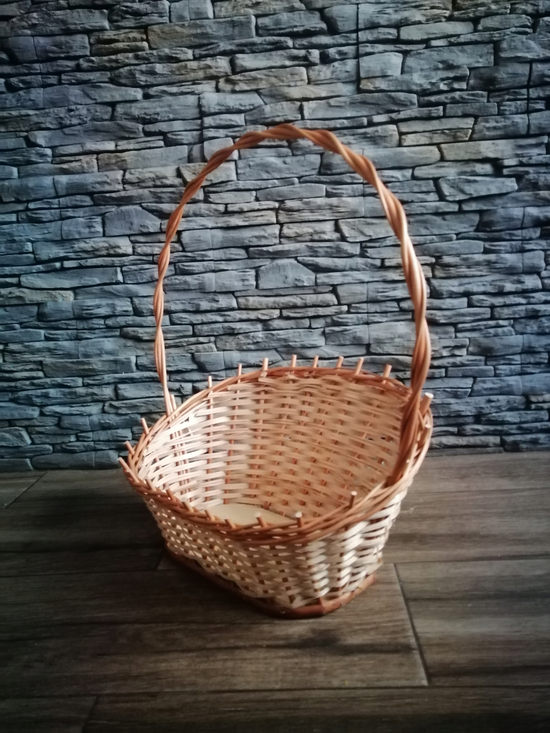 KOSZ PREZENTOWY KOSZYK WIKLINOWY UPOMINKOWY 39cm Marka Wickerland