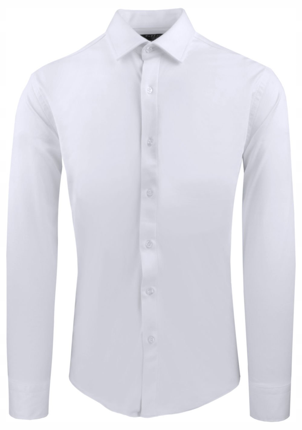 Košile z pletené tkaniny vypasovaný Střih bílá 44/176-182