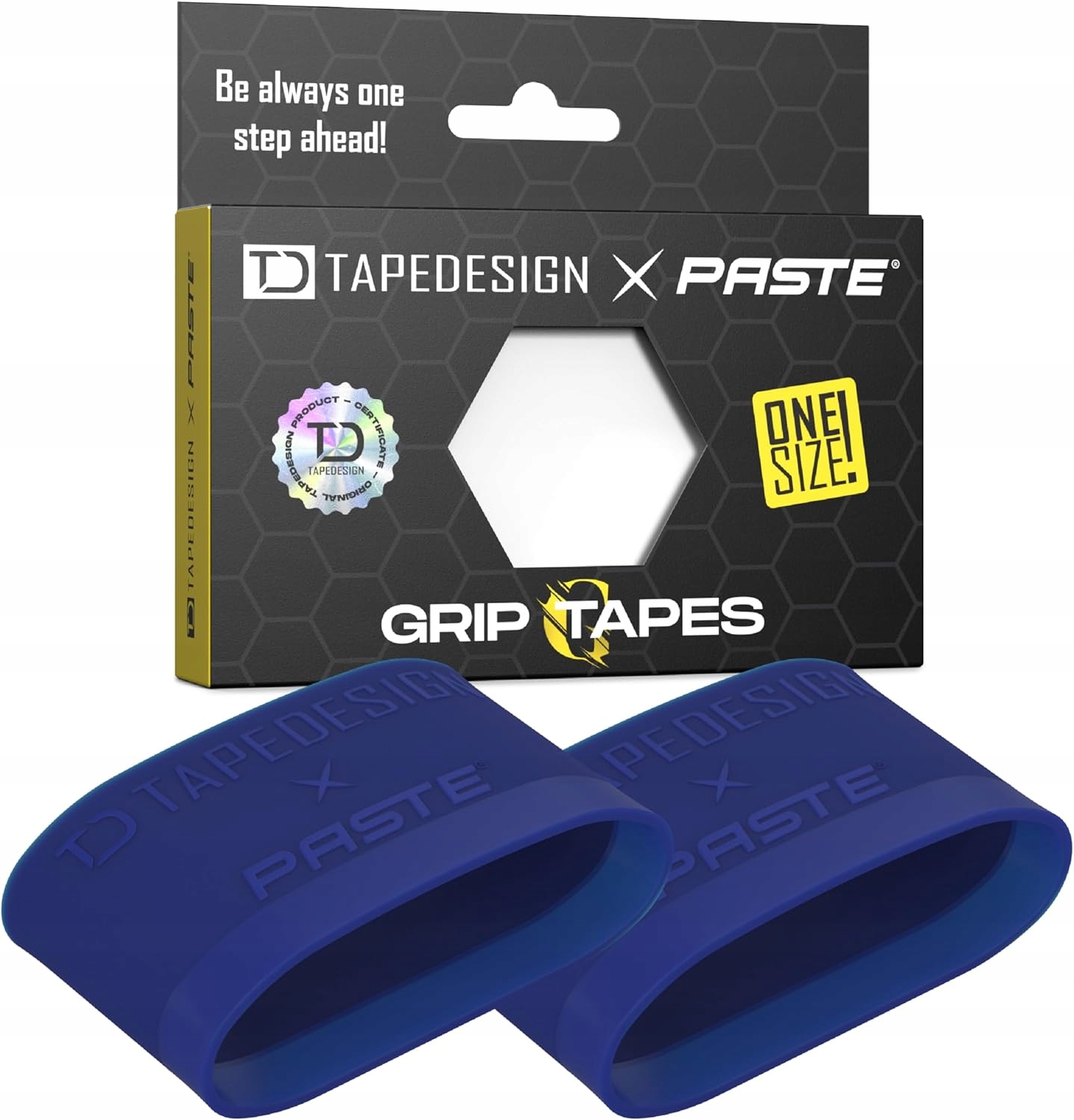 Tapedesign Paste Silikonowe Uchwyty Na Ochraniacze Piszczeli Granatowe