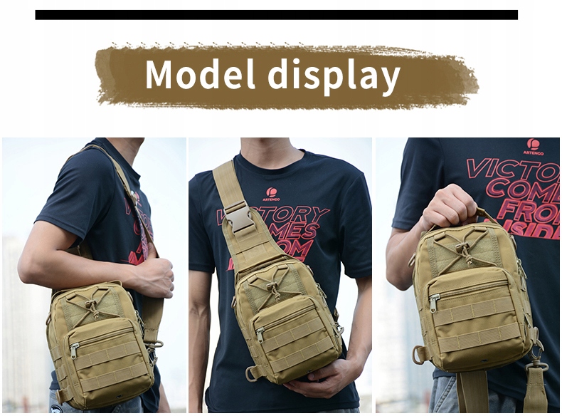 Torba na ramie plecak saszetka biodrówka taktyczna Pojemność do 20 l