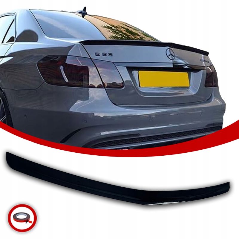 Mercedes W212 Spoiler Zadní Krytka Černá Lesklá