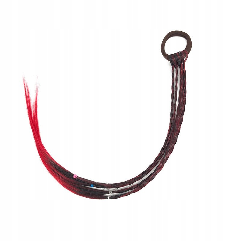 

Włosy Syntetyczne Kolorowe Warkoczyki Na Gumce