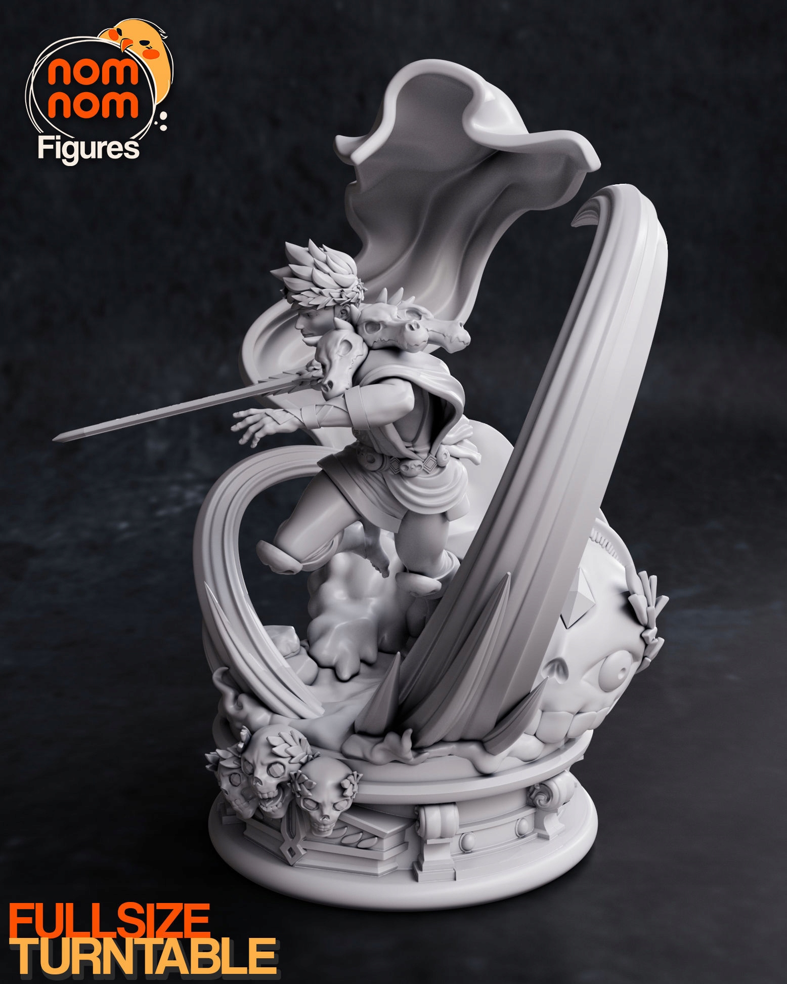 Figurka Zagreus Hades Miniatura NomNom Figures 3D tisk 14K Dárek
