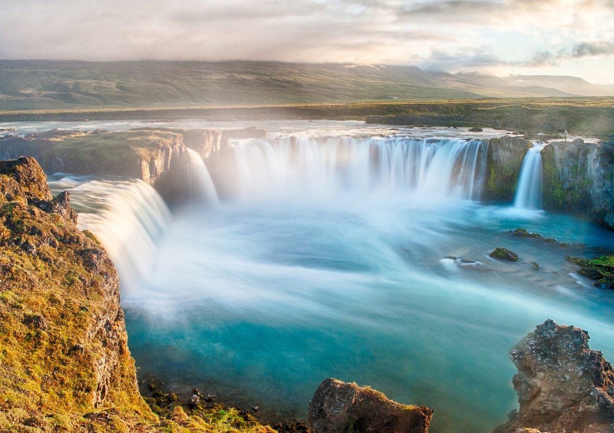 

Fototapeta Flizelinowa Wodospad Godafoss 312x219