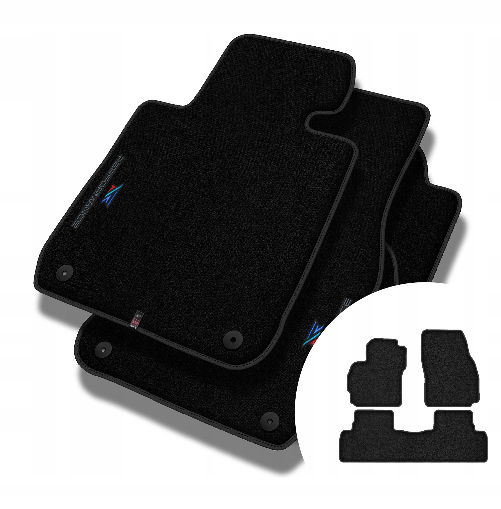 Velúrové koberčeky Performance pre Mazda 5 II 2005-2010 5 osôb