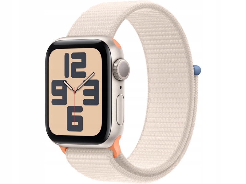 APPLE Watch SE GPS 40mm Starlight Aluminium Case with Starlight Sport Loop