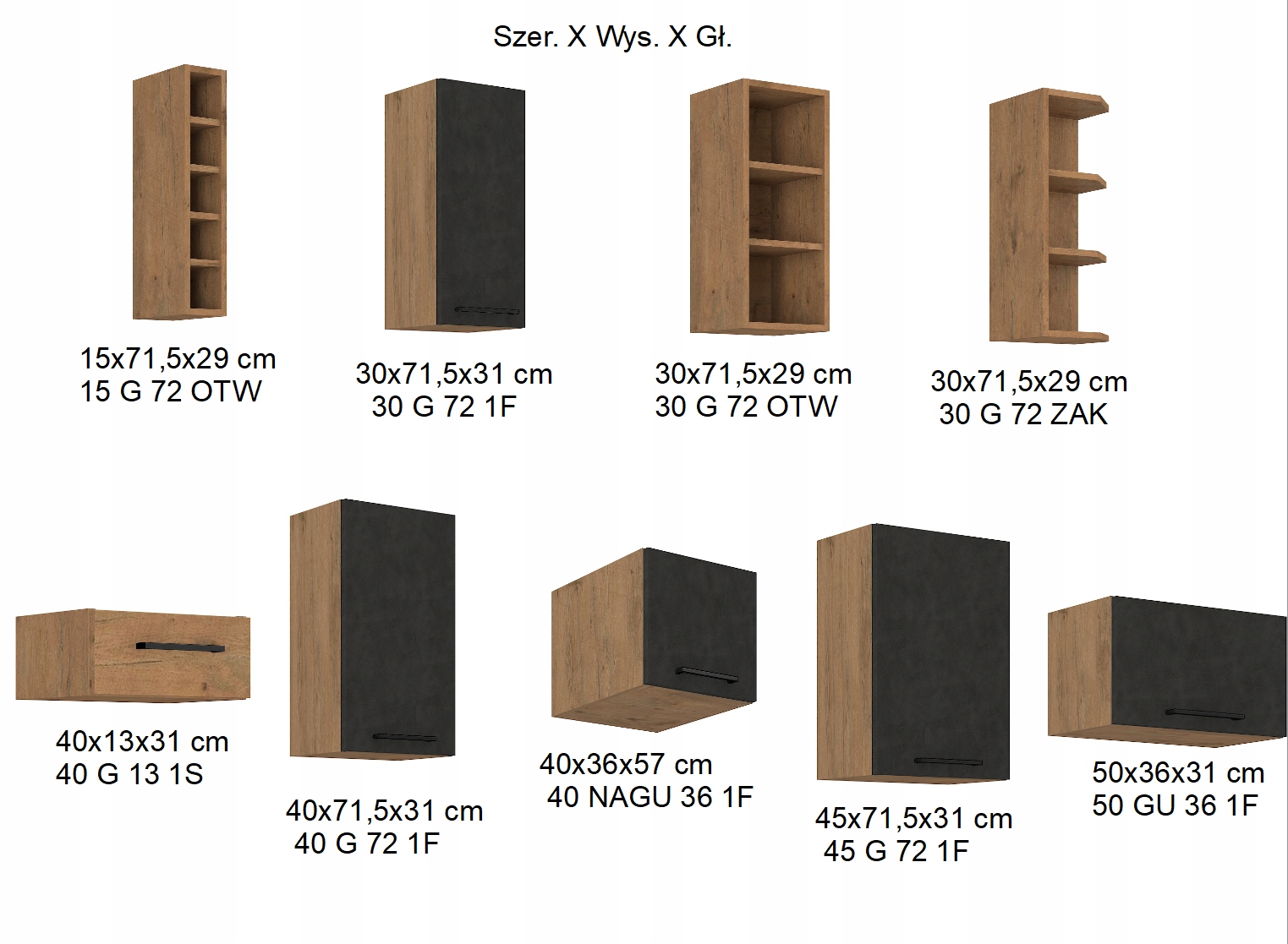 Szafka kuchenna ALGA narożnikowa 90 HIT SPRZEDAŻY Szerokość mebla 83 cm