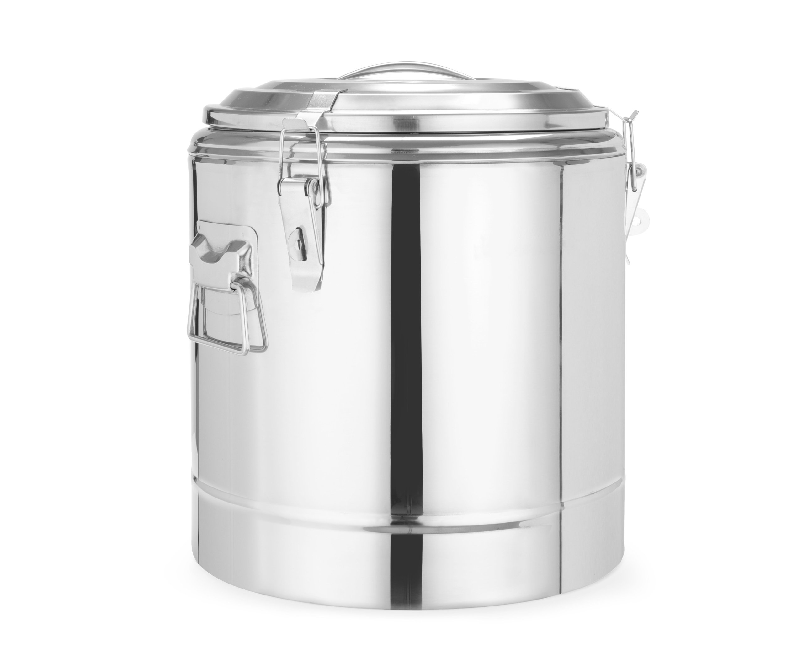 Gastronomický obědový Termos Z Nerezové Oceli 22L Stříbrný Hendi