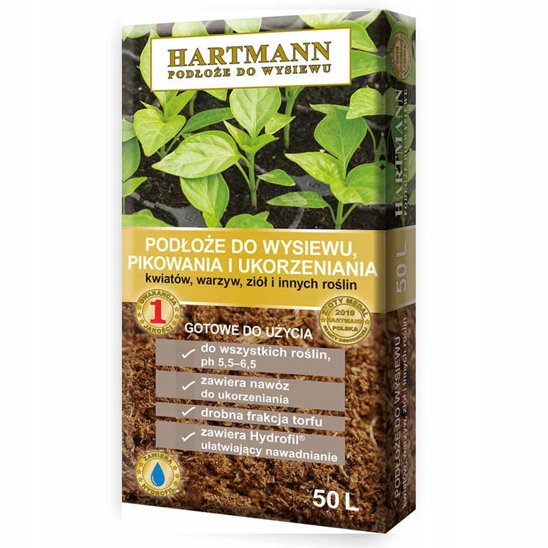 

Podłoże Ziemia Do Wysiewu Pikowania 50L