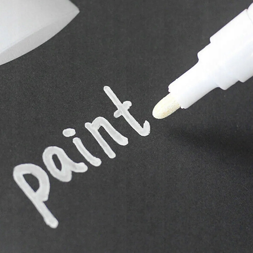 MARKER PISAK PERMANENTNY OKRĄGŁY WODOODPORNY BIAŁY Marka RALTEK