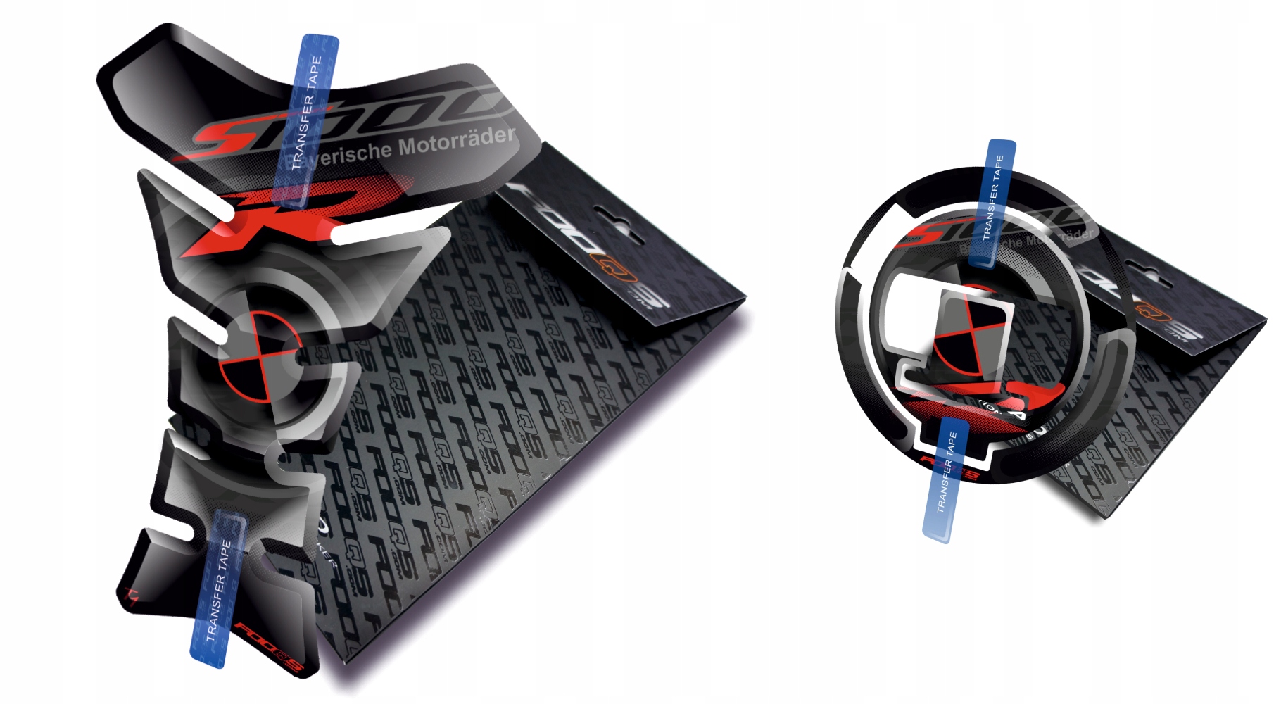 Tank-pad Cap-pad od firmy Fooqs pro Bmw S-1000-R Černý