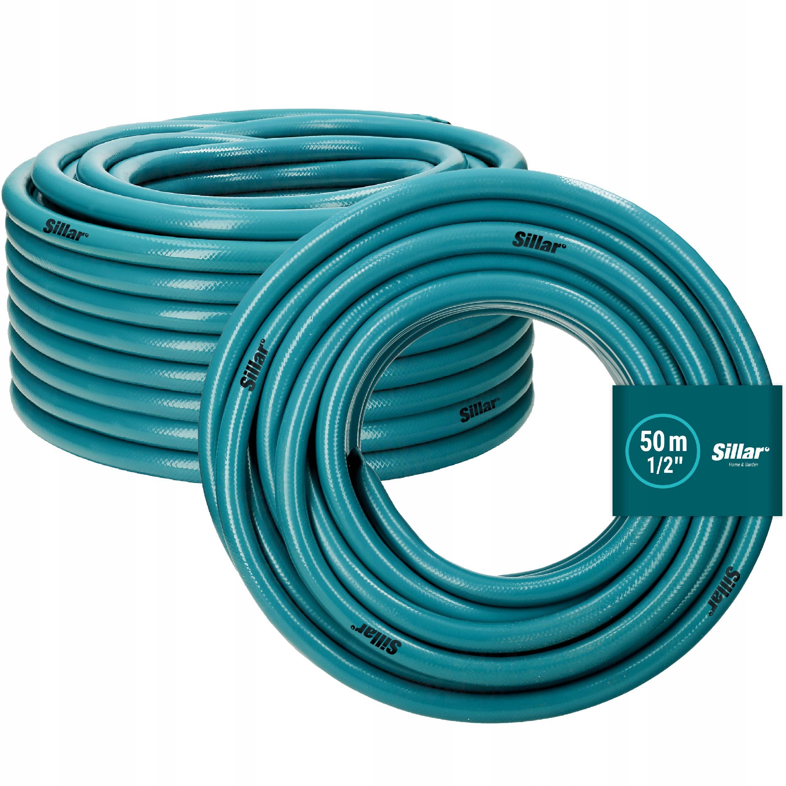 Hadice 4-vrstvá vyztužená gumou pro zavlažování zahrady 1/2"