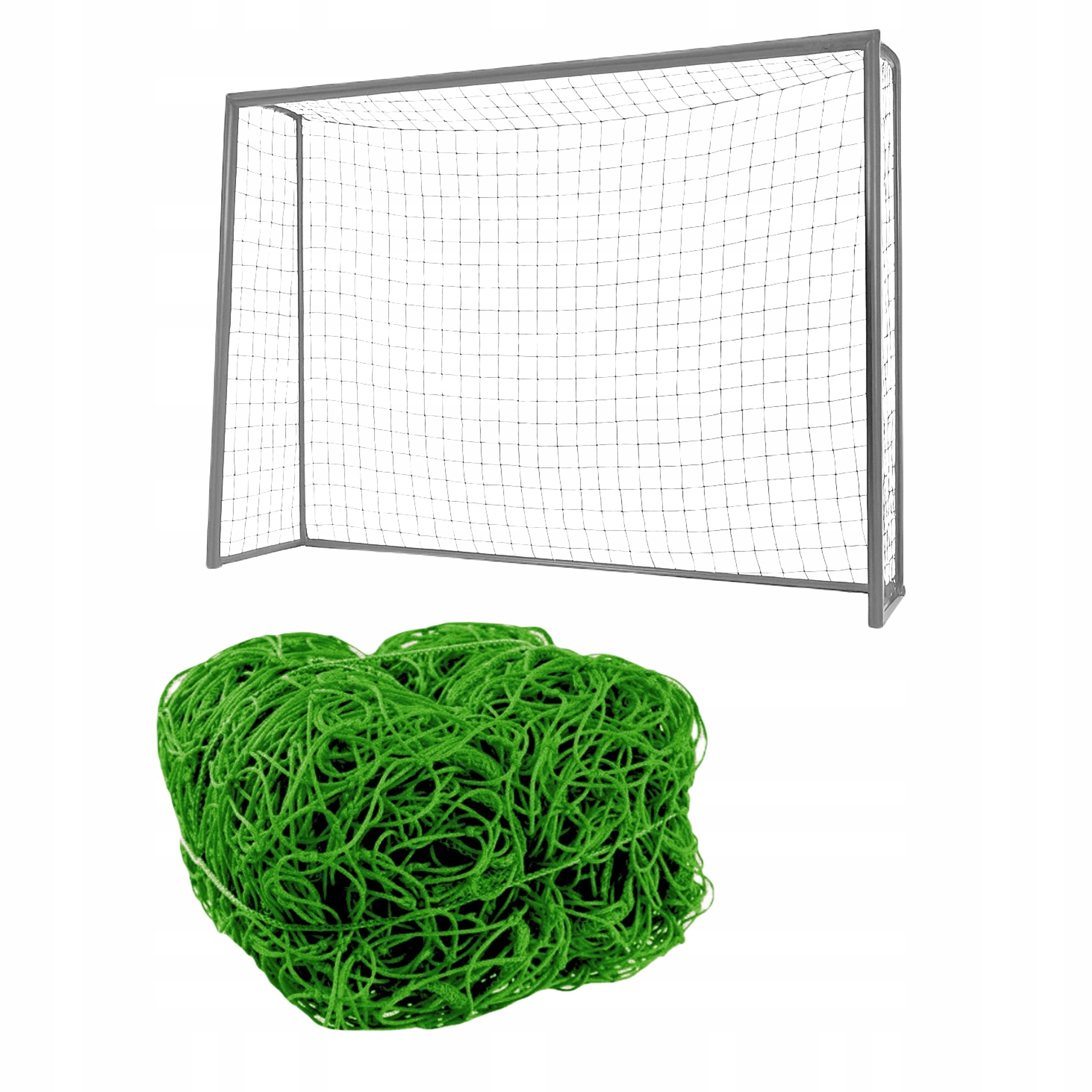 Síť na fotbalovou branku 3x2 m tloušťka 4 mm barva zelená 300 x 200 cm
