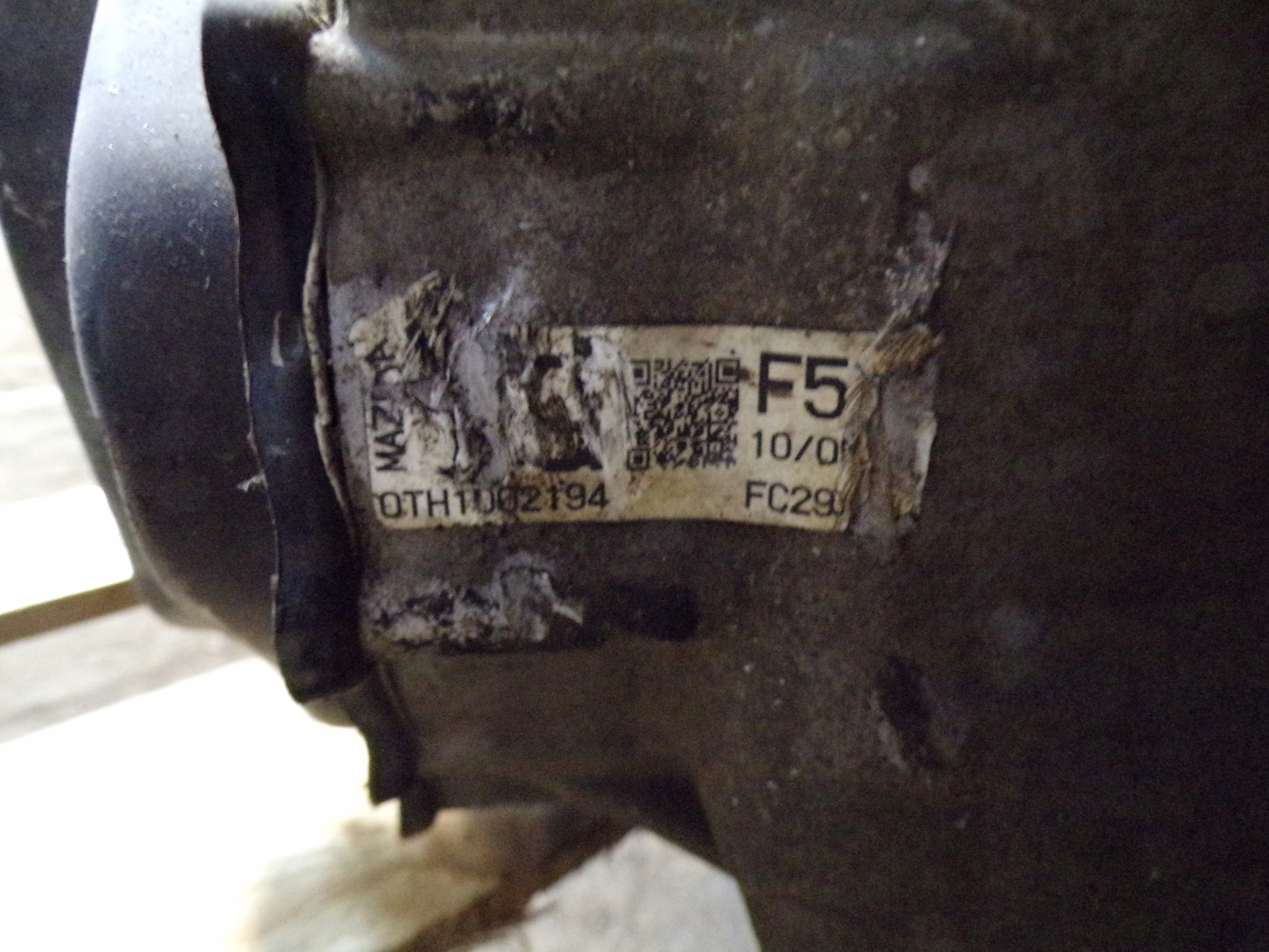 MAZDA 2 DE 2009R SILNIK ZY 1.5 16V SKRZYNIA BIEGOW FC290 Rodzaj skrzyni Manualna