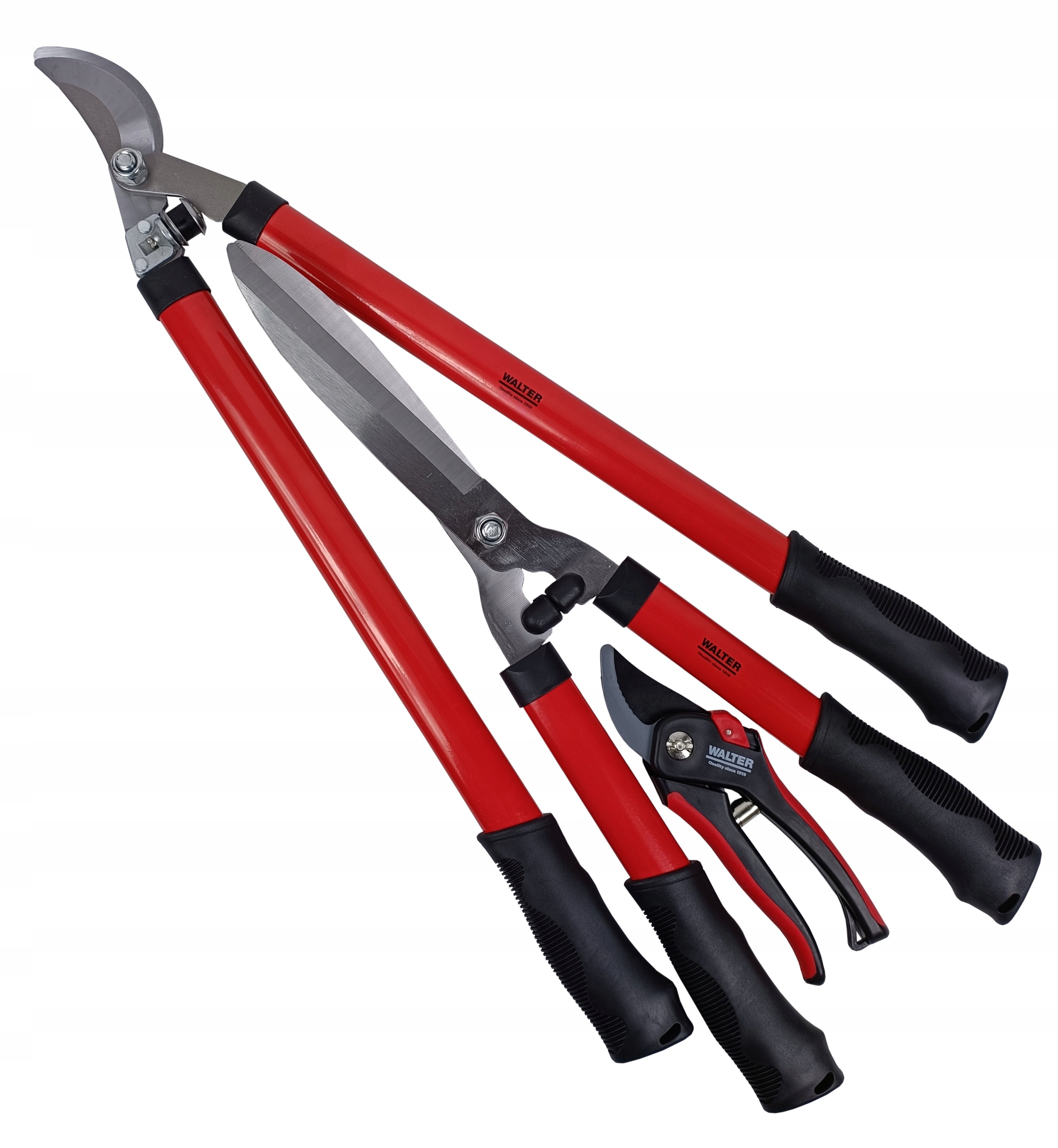 Zestaw nożyc ogrodowych sekator nożyce do żywopłotu 3 sztuki Walter