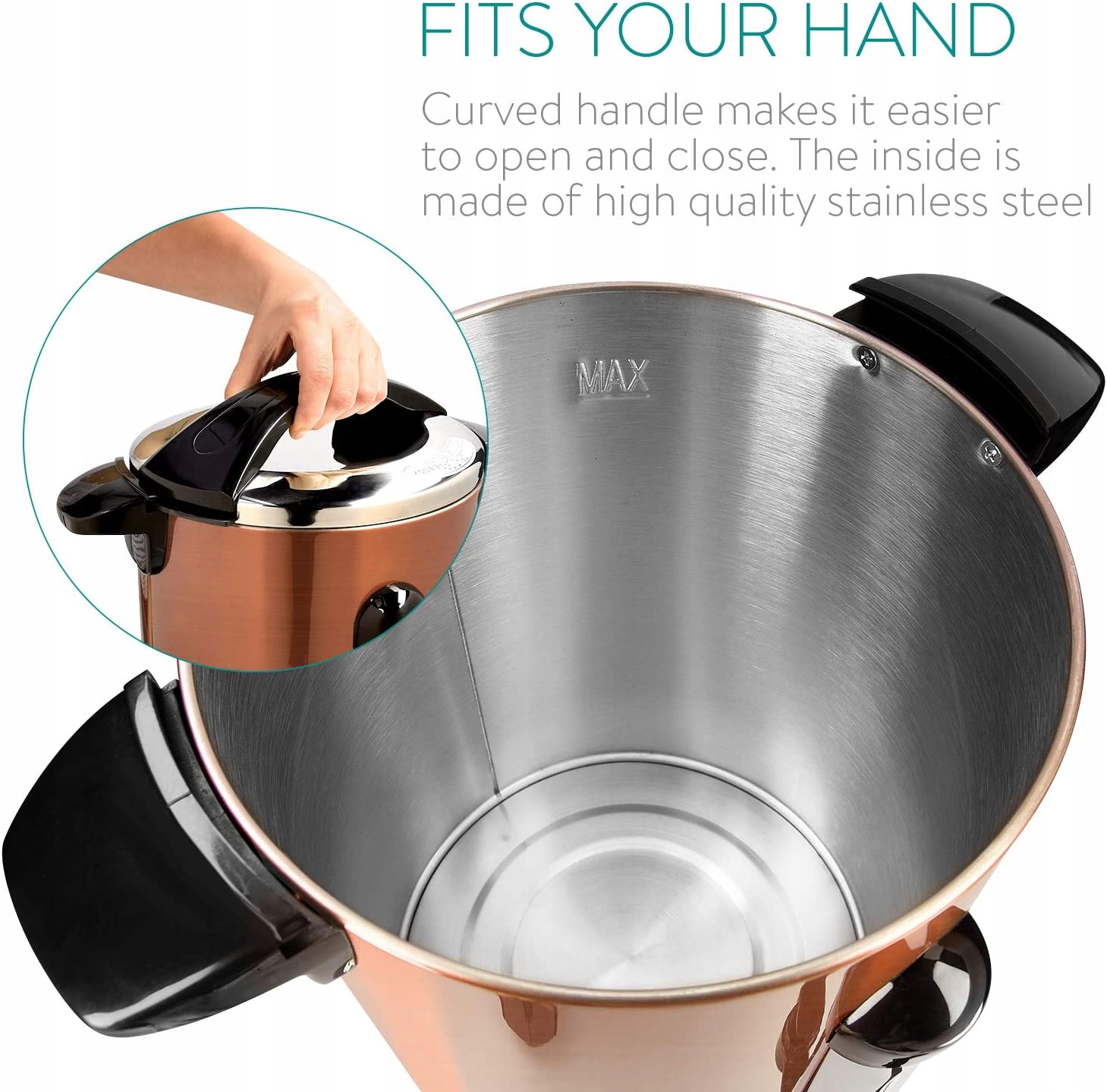 Warnik Navaris 45275.01.01 6,8 l 1650 W 240 V Marka Navaris