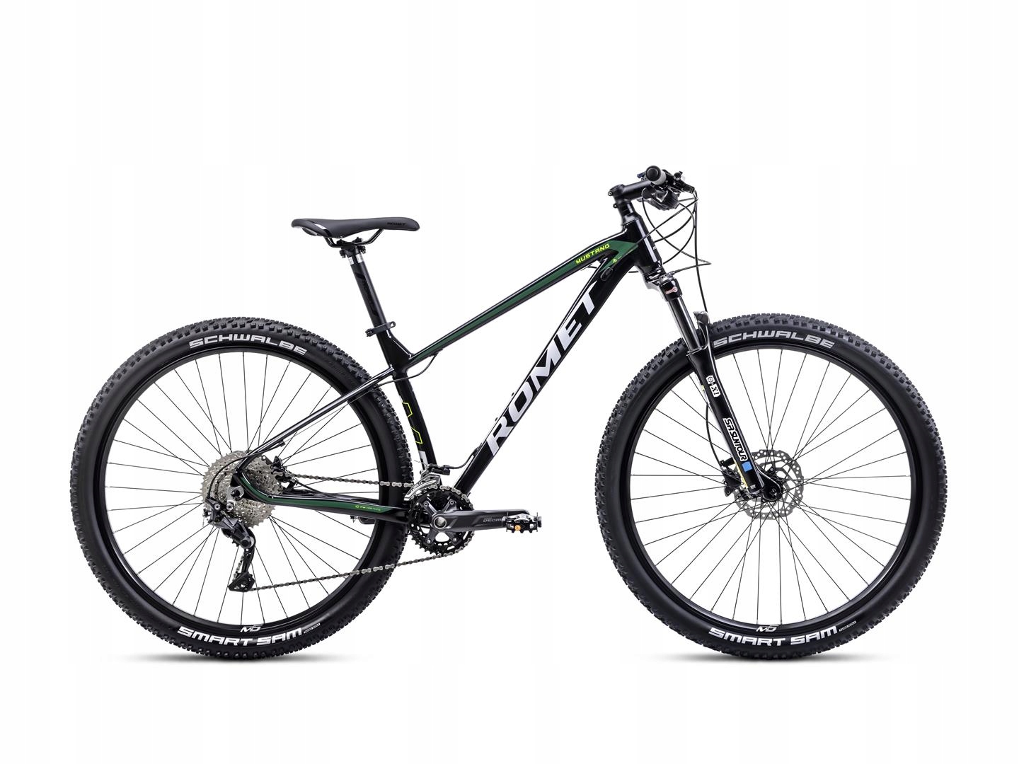 Rower Mtb Romet Mustang M5 rama 19 cali koło 29 " czarno-zielony