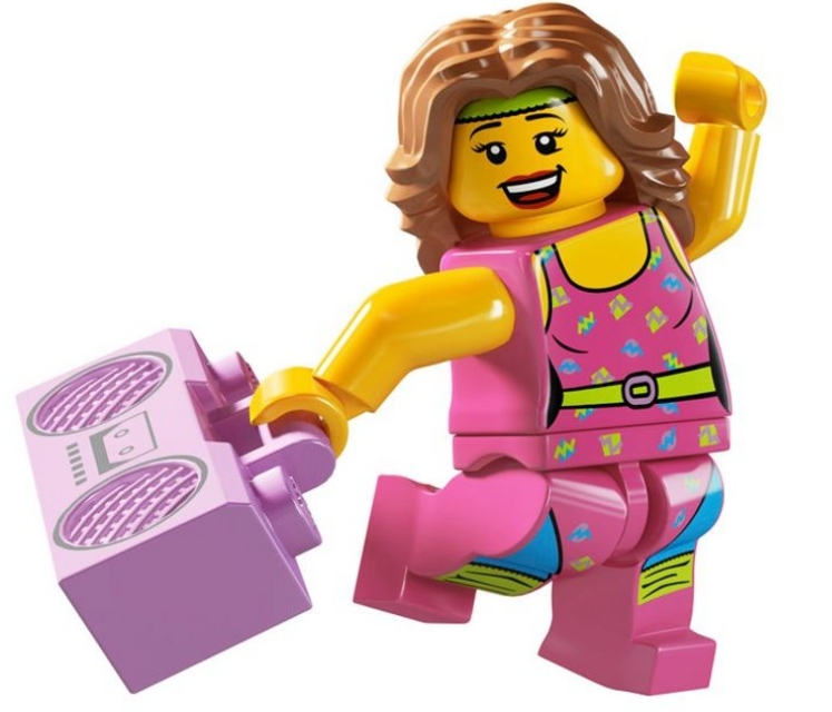Lego minifigurky Série 5 8805 Fitness Instructor col05-10 Nový Sáček