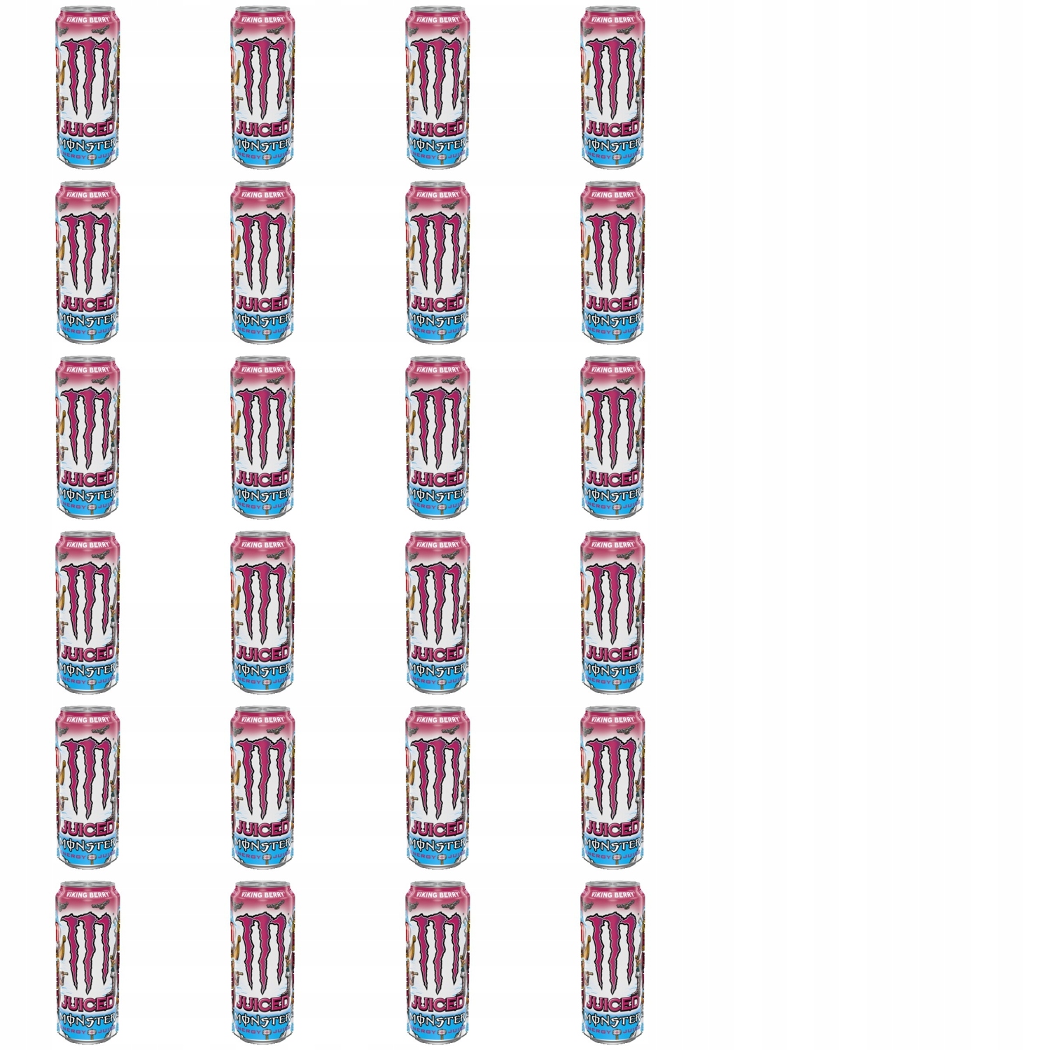 24x 500ml Monster energy juiced viking berry