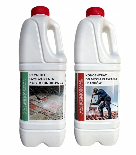 Levně Sada kapalin Active Cleaner pro čištění dlažebních kostek a fasád 2x2l