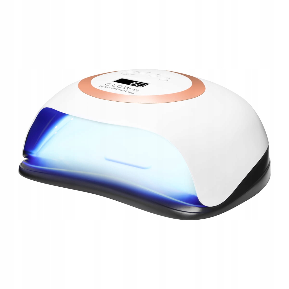 Uv lampa Dual Led Glow V1 168W zlatá pro manikúru nehtů, nestíněná