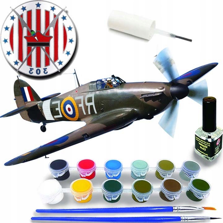 Lepicí Letadlo Hurricane Bitva o Británii Divize 303 Barvy, Lepidlo