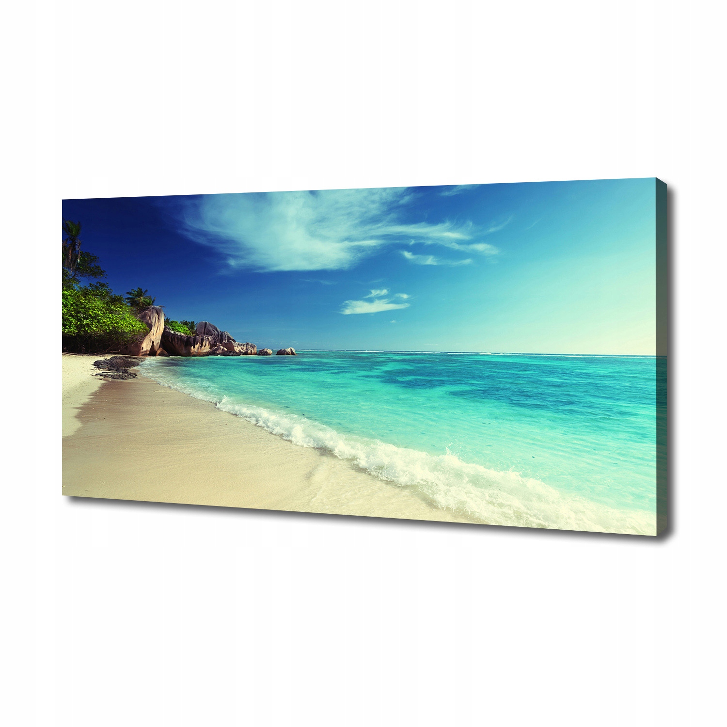 

Foto obraz na płótnie Seszele plaża 140x70 cm