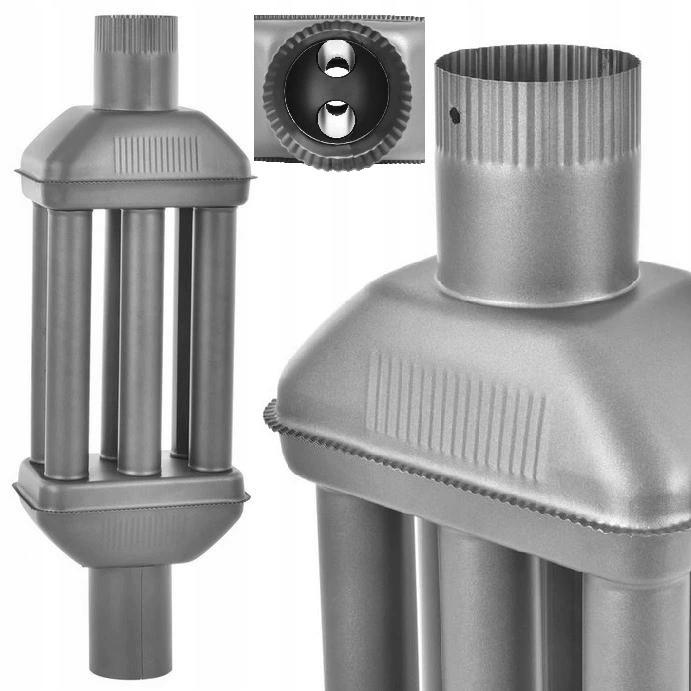 WYMIENNIK RADIATOR GRZEJNIK DO KOZY PIECA 120 MM (Hecht Saver wymiennik piecowy) • Cena, Opinie