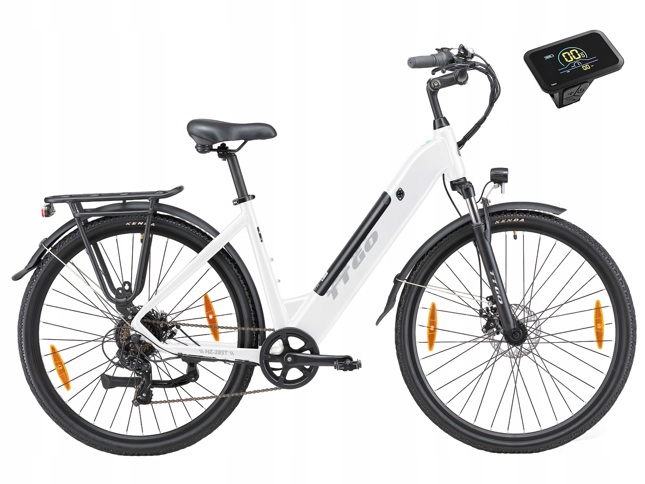 Dámské/pánské elektrické jízdní kola Ttgo HZ-28ST 250W 36V20Ah 120KM 28''