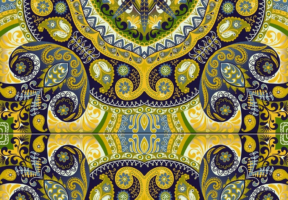 Paraván Pokojový Oboustranný Mozaika Stěna Salon Kadeřník Závěs 172x225