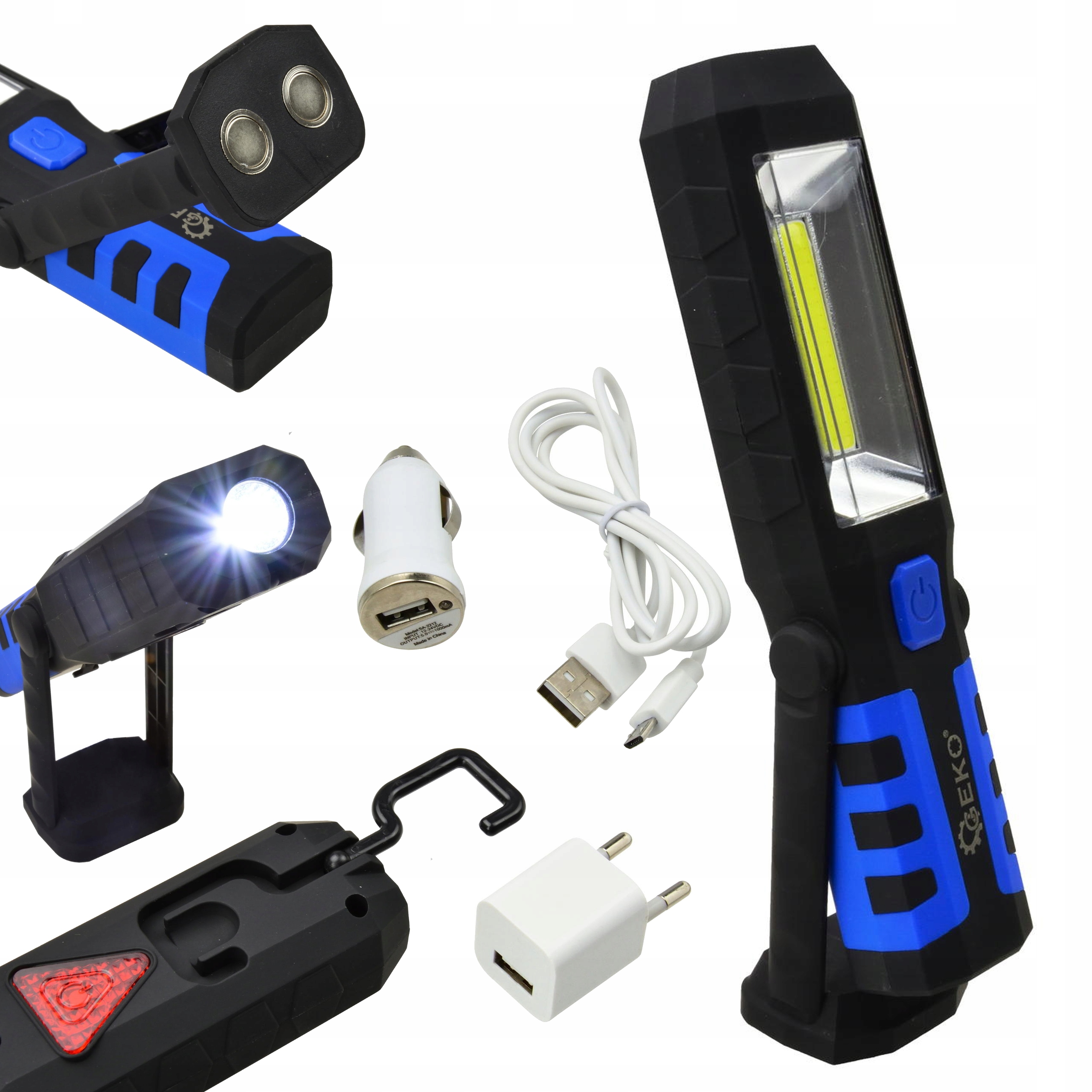 

Lampa Warsztatowa Led 3W Cob Ledowa Akumulatorowa