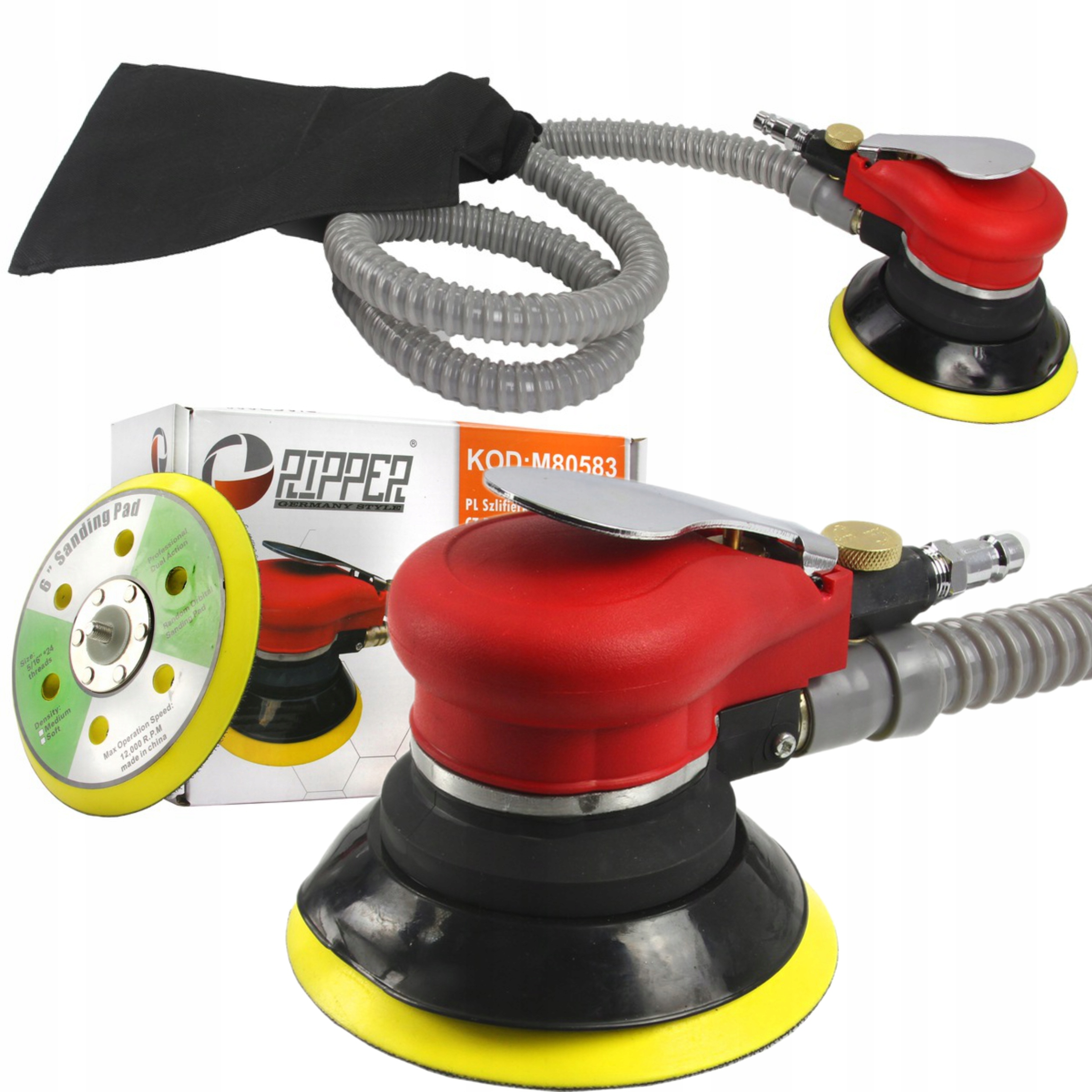 たまみ　0605 SZLIFIERKA PNEUMATYCZNA MIMOŚRODOWA OSCYLACYJNA 125+150MM