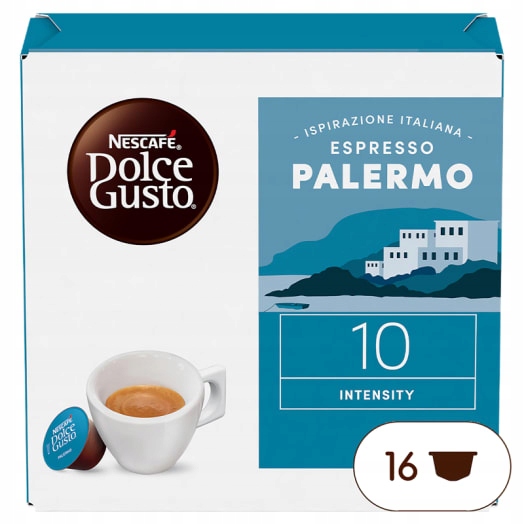 Levně Nescafé Dolce Gusto Espresso Palermo Káva v kapslích (16 kapslí)