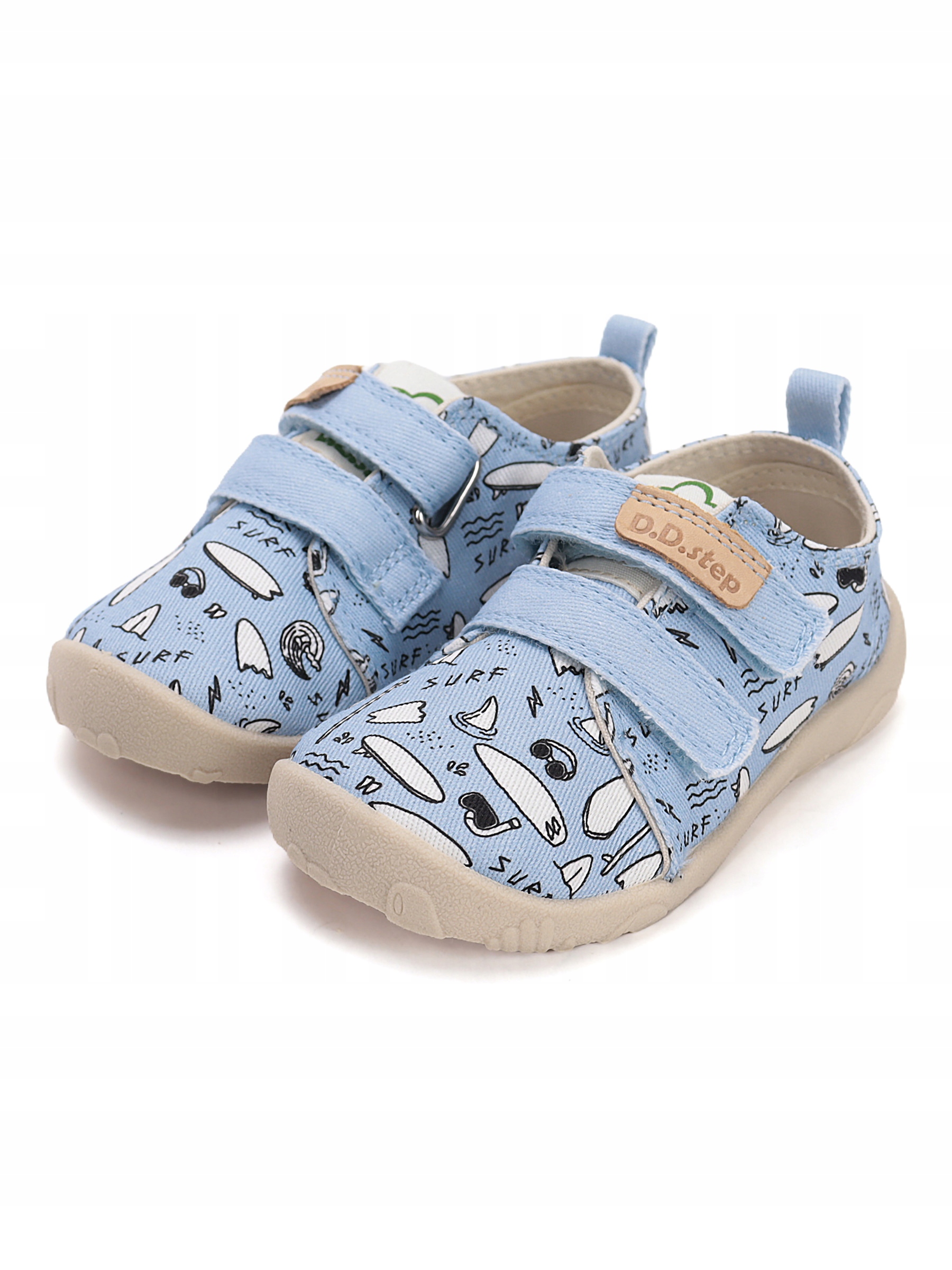Chłopięce kapcie barefoot niebieskie DDstep, r. 29