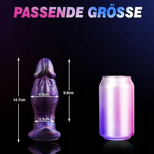 LARGE SILIKON Duży Korek Analny Dildo Realistyczny Trener Miękki — miniatura 4