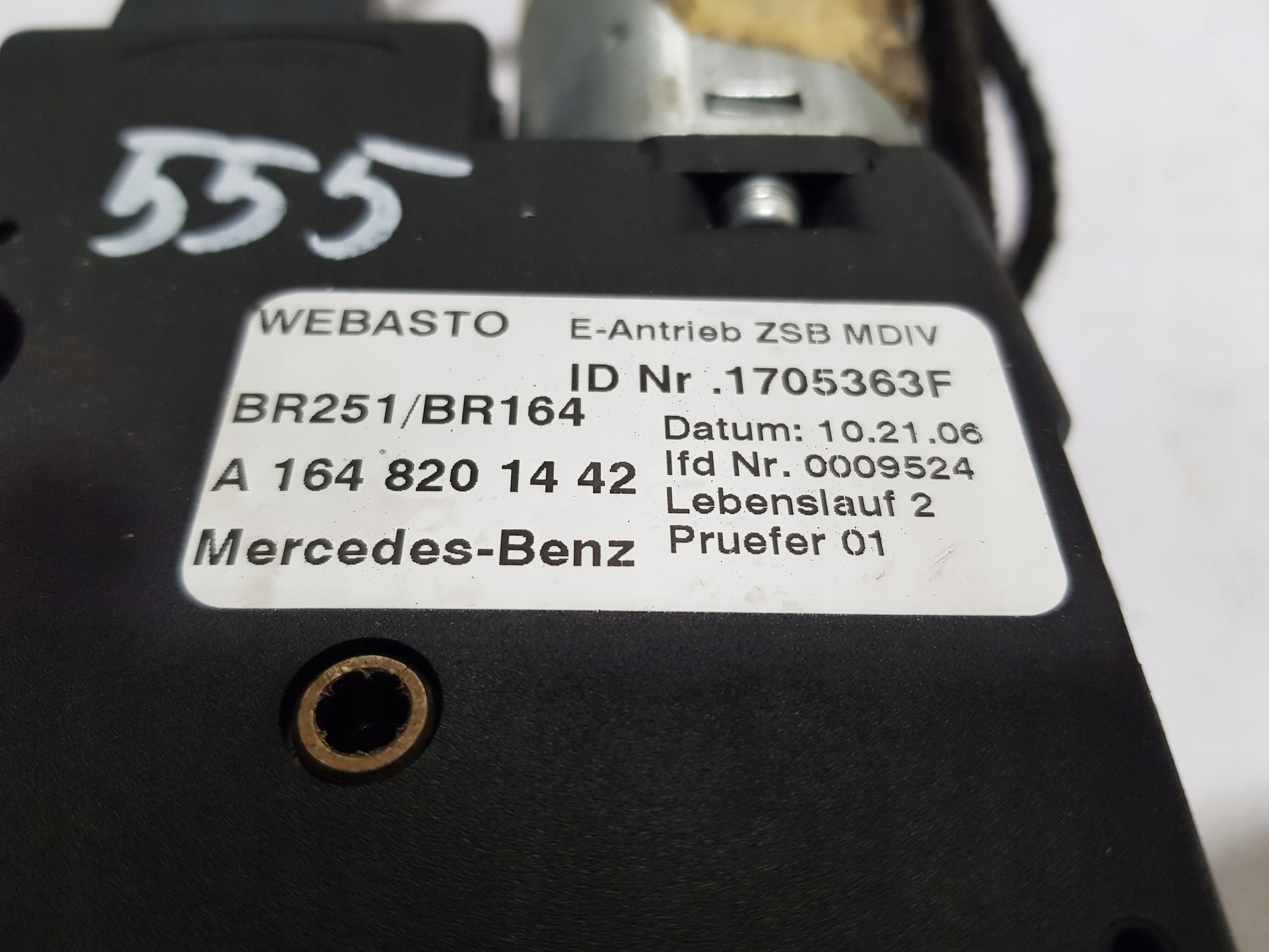 Motor Schiebedach MERCEDES W164 ML 1648201442