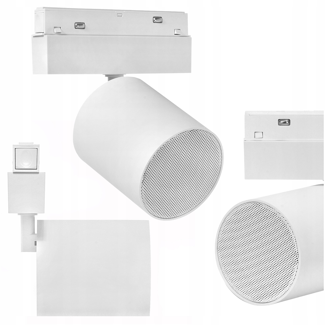 Magnetický Reproduktor 10W PW20 Magnetický Montážny Systém Bluetooth Biely