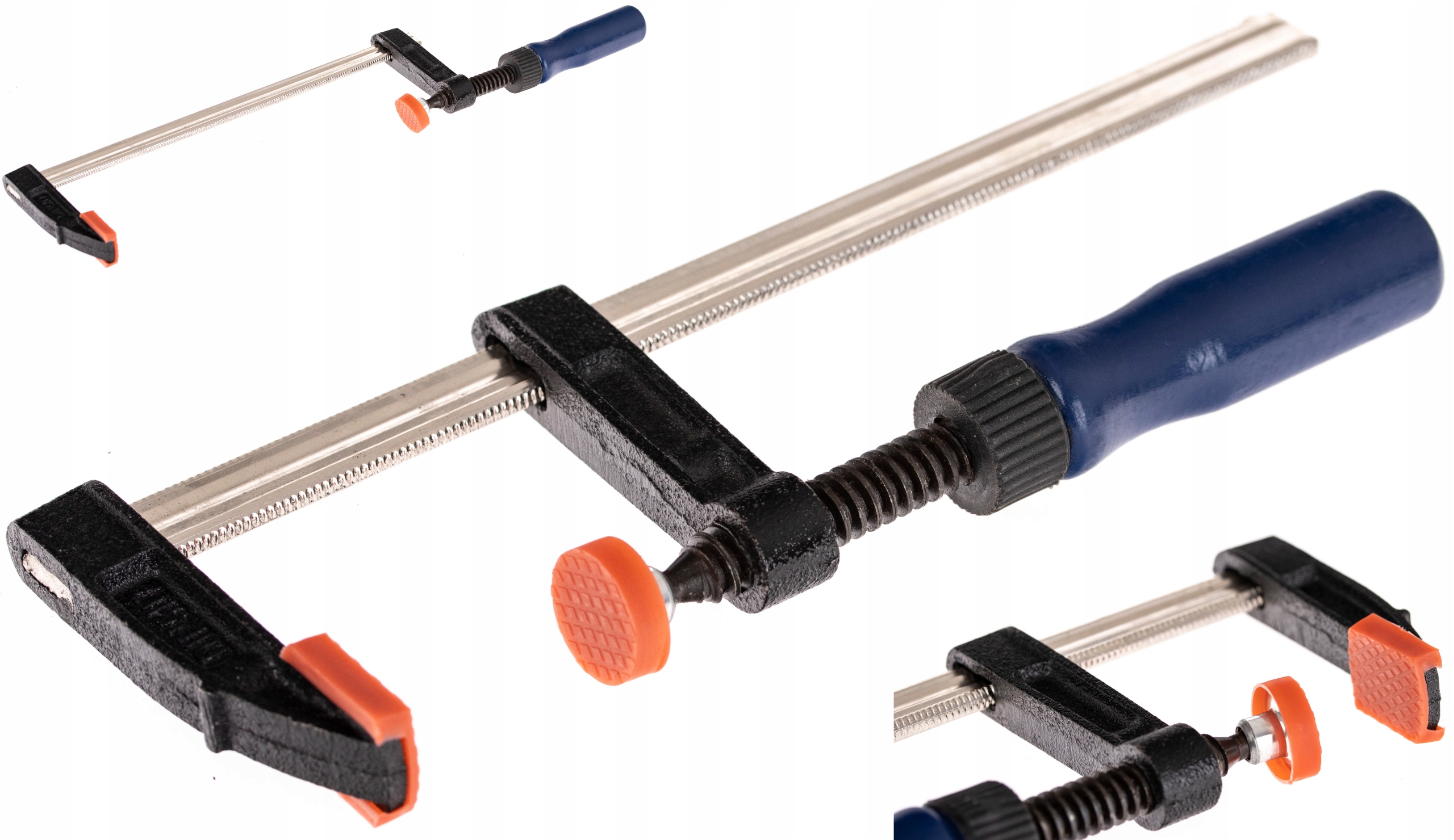 

Ścisk stolarski typ F 50x200mm metalowy