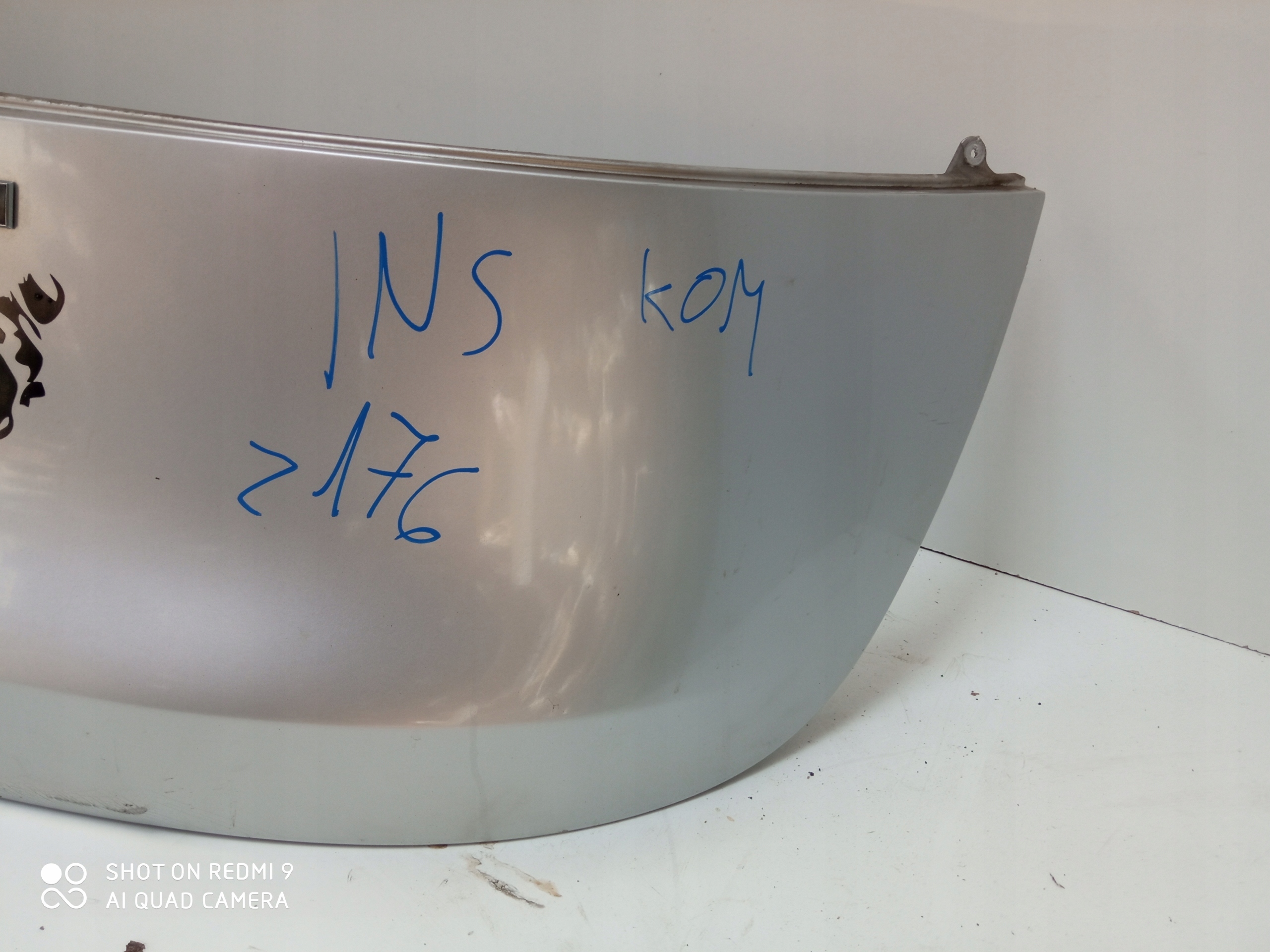 OPEL INSIGNIA A KOMBI cap bonnet rear part Z176