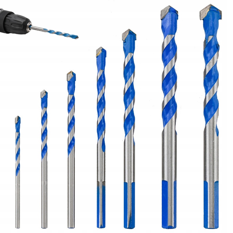 

Wiertła Do Betonu Zestaw 3-12mm 7szt