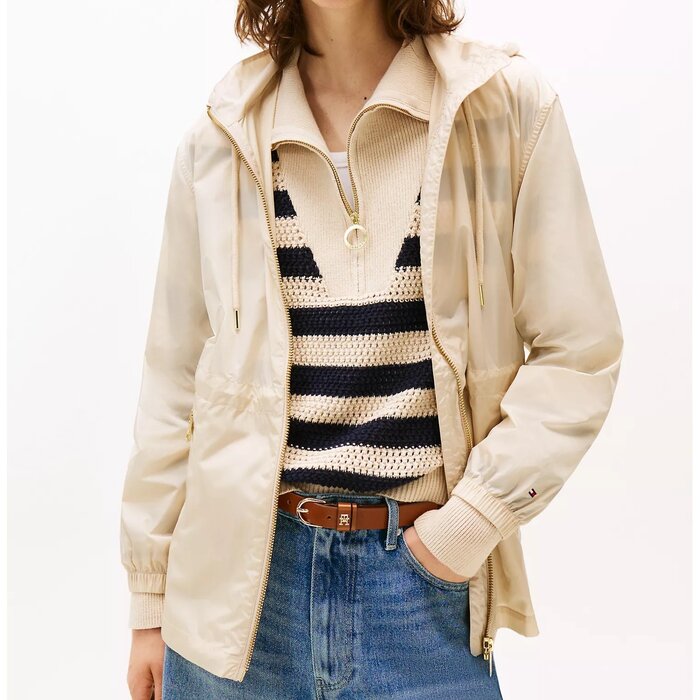 Bunda Tommy Hilfiger béžová klasická S (nová)