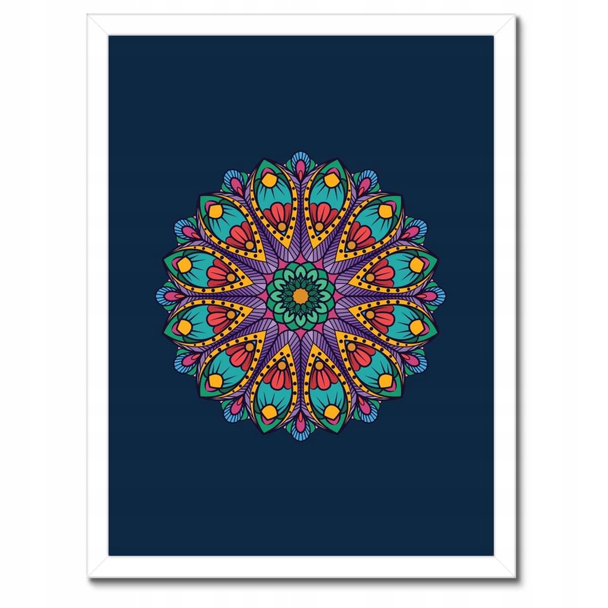 Plakáty v rámu 30x40 Mandala z Maroka Morocco