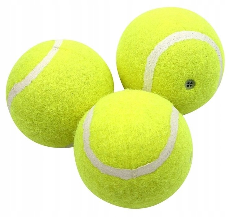 

Piłka tenisowa dla psa 3 szt. pływa piszczy 6 cm