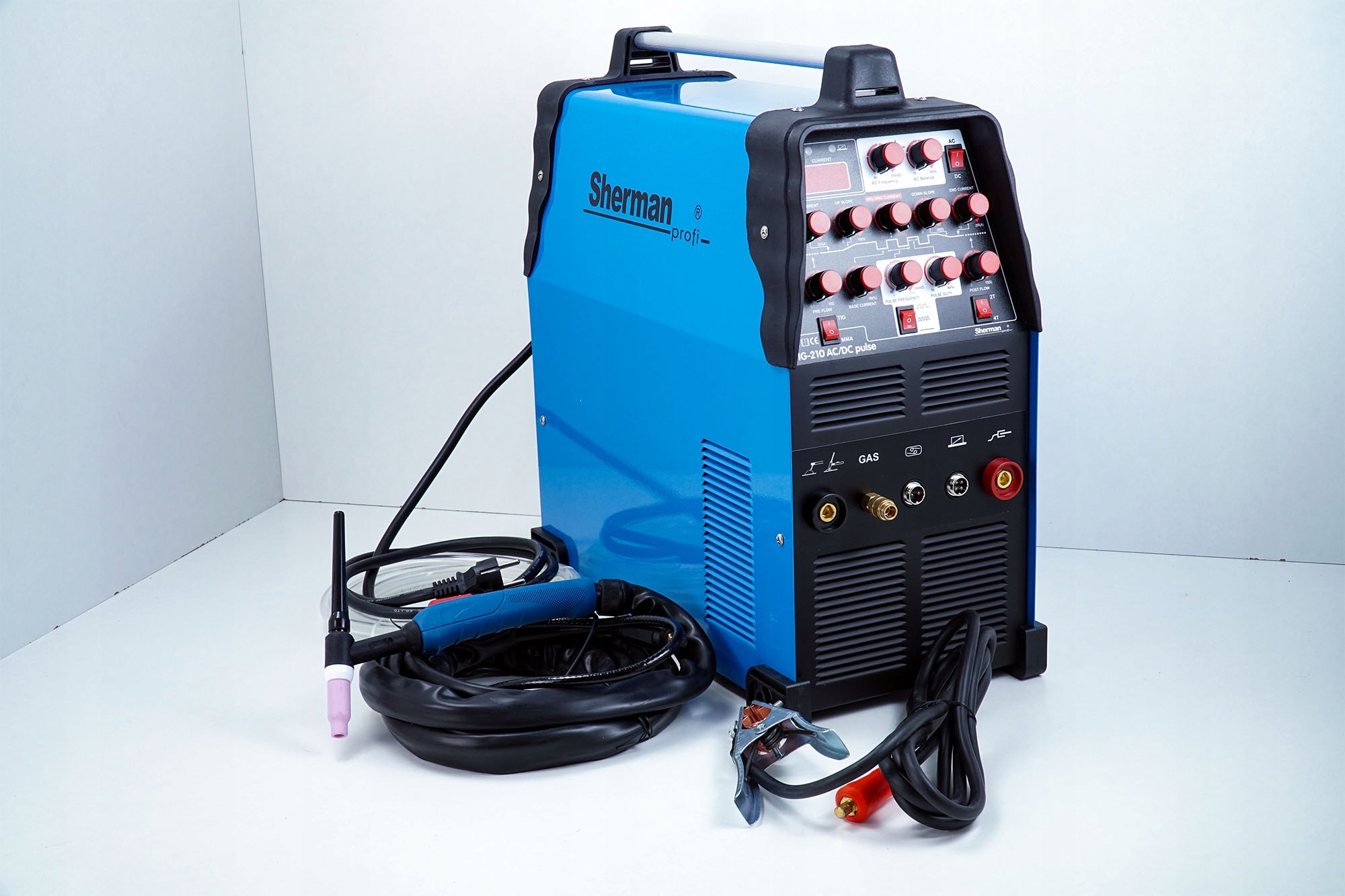 Spawarka Sherman TIG 210 AC/DC Puls zestaw 200A Kod producenta Spawarka Sherman TIG 210 Puls zestaw 4