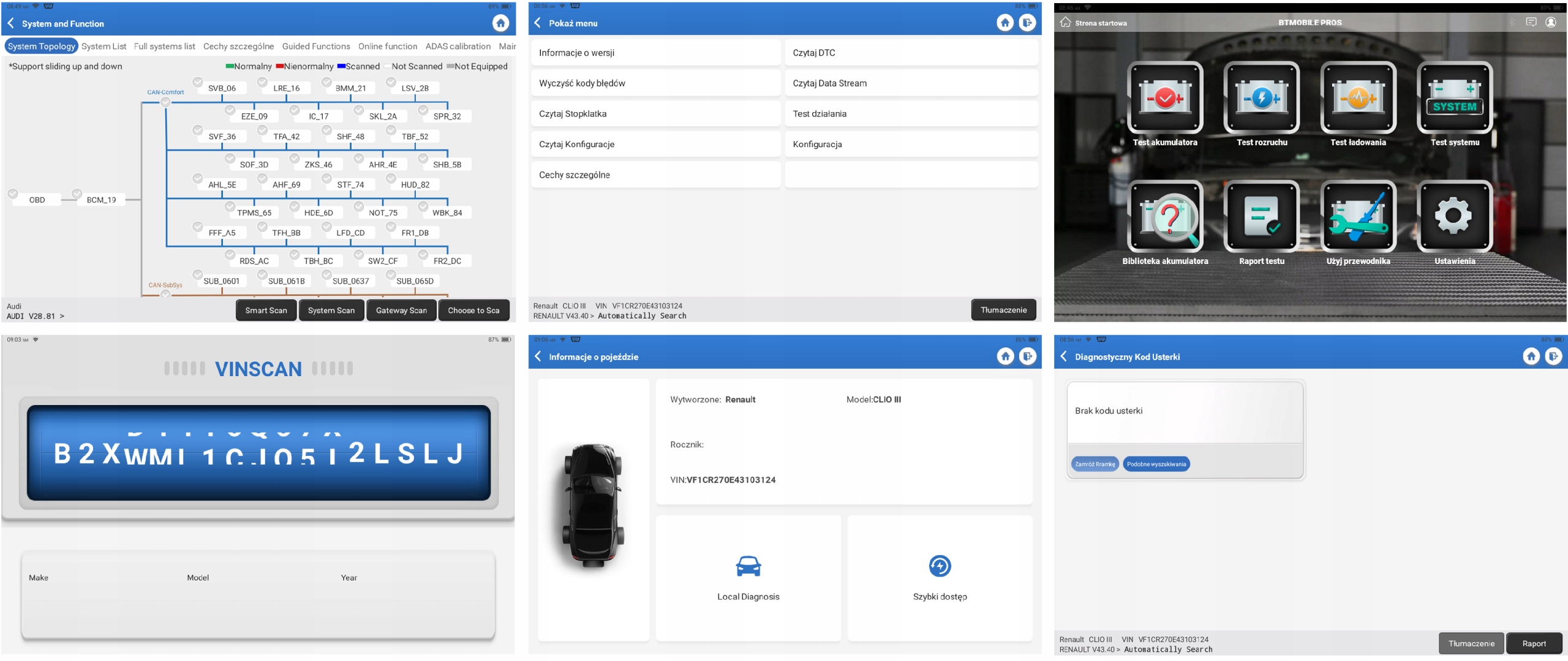 KOMPUTER INTERFEJS DIAGNOSTYCZNY ULTRA PROFESJONALNY TOPDON PHOENIX ELITE Marka Topdon